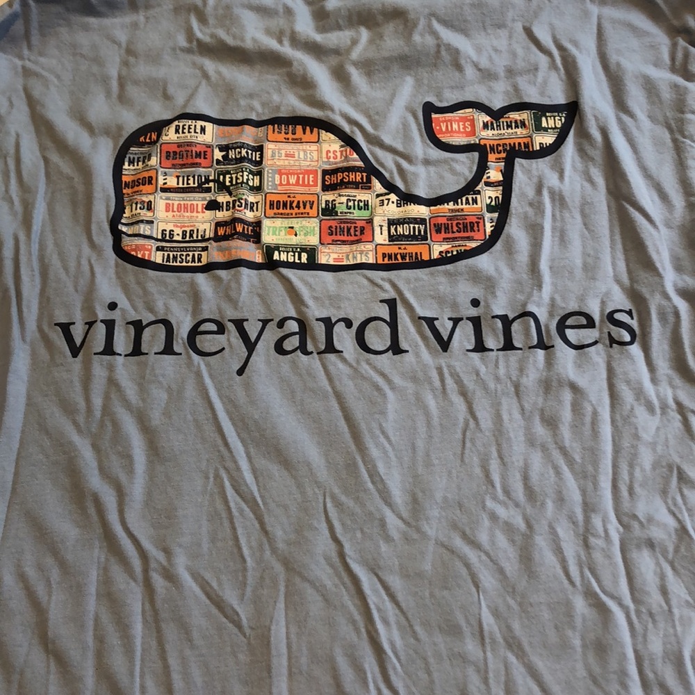 Vineyard Vines License Plate Long Sleeve
